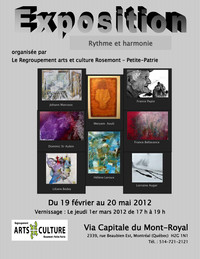 Exposition 'Rythme et harmonie' à Via Capitale du Mont-Royal 