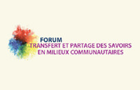 Forum transfert et partage des savoirs en milieux communautaires