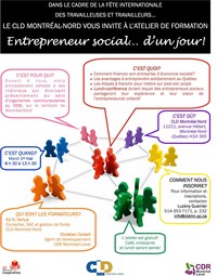 Entrepreneur social d'un jour