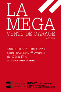 MEGA VENTE DE GARAGE (2e édition)