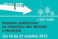 Lancement de la Semaine québécoise de réduction des déchets (SQRD)