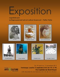 'Exposition' organisée par le Regroupement arts et culture Rosemont-Petite-Patrie à Via Capitale du Mont-Royal 