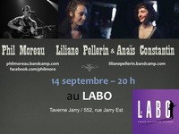 Liliane Pellerin et Anaïs Constantin + Phil Moreau au LABO !