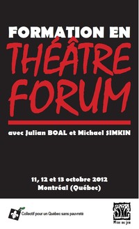 Formation en théâtre forum avec Julian Boal et Michael Simkin