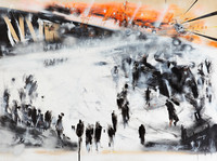 Exposition - Marc Laberge @Galerie 203 (Peintures sur bois et dessins)