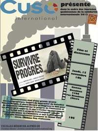 Projection du film: Survivre au Progrès avec le réalisateur Mathieu Roy!