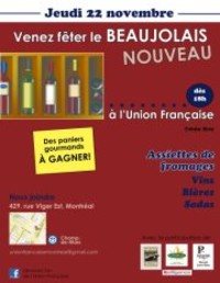 Fête du Beaujolais Nouveau - vin et fromage