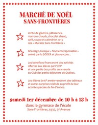 Marché de Noël Sans-Frontières 