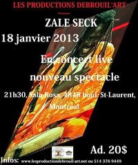 Zale Seck en concert Live