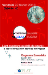 Conférence: «L'art rupestre au-delà du sacré: le cas de Temagami et des voies de navigation»