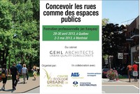 Concevoir les rues comme des espaces publics : Formation professionnelle Jan GEHL à Montréal (2-3 mai) 
