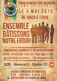 Forum jeunesses afro québécois 2013