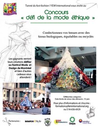Concours Défi de la mode éthique par FEM International