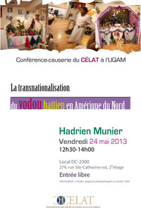 Conférence: «La transnationalisation du vodou haïtien en Amérique du Nord»