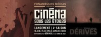 Lancement du Cinéma sous les étoiles de Funambules Médias et projection de Dérives à la Place Émilie-Gamelin