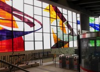 LES ARTISTES DE LA LIGNE ORANGE : exposition hors murs réalisée par le Musée des maîtres et artisans du Québec