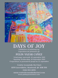 DAYS OF JOY : UNE EXPOSITION DE PELIN YAZAR CANEZ