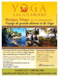 Voyage de grande détente et de Yoga à Yelapa au Mexique