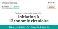 Initiation à l'économie circulaire [session préparatoire facultative]