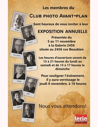 Exposition annuelle du Club photo Avant-plan