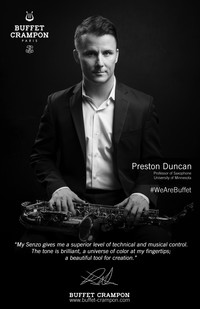 Cours de maître en saxophone classique avec Preston Duncan