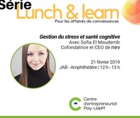 Lunch & learn : Gestion du stress et santé cognitive