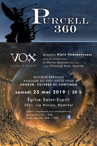 Concert 'Purcell 360' par l'Ensemble Choral Vox