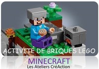 Activité de briques Lego : Minecraft