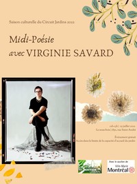 Midi-Poésie avec Virginie Savard