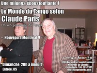 Le Monde du Tango selon Claude Paris