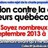 Manifestation contre la charte des « valeurs québécoises » 